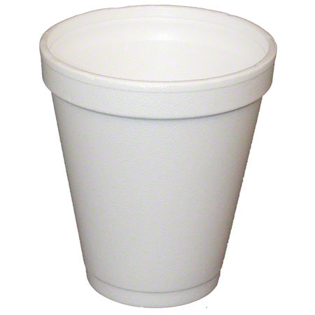 White Foam Cup For Coffee or Hot drinks  - 8 oz. 1000 box