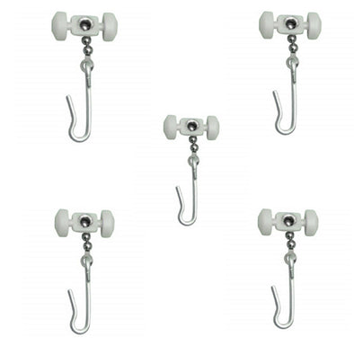 CURTAIN HOOK WITH WHEEL ROLLER FOR HOSPITAL CURTAINS 5PC IFC-100