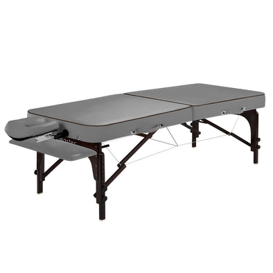 MASTER MASSAGE 30" Montour Memory Foam Portable Massage Table Dove Grey