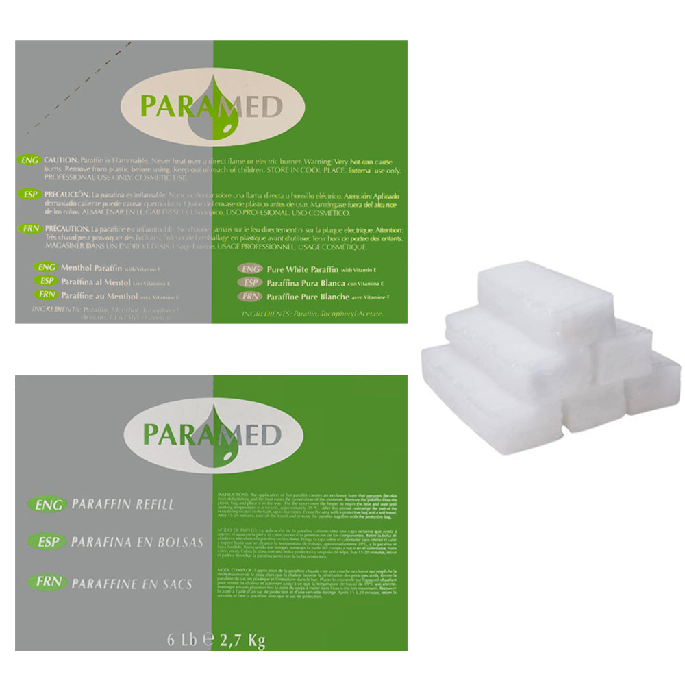 Kalos Therapeutic Paraffin Wax Refills with Tree Oil and Menthol 6