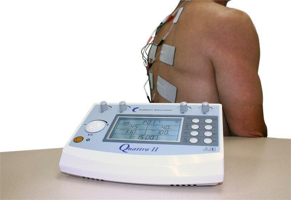 Quattro 2.5 Clinical Electrotherapy Unit with TENS, EMS, IF 2-Pole, IF 4-Pole, & Russian Stim