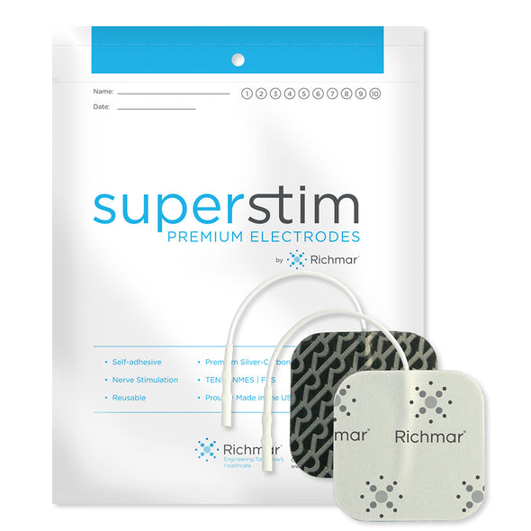 RICHMAR SUPERSTIM ELECTRODES FOAM 2 X 2  40 X PACK